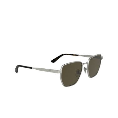 Calvin Klein CK25100S Sunglasses 045 matte silver - three-quarters view