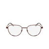 Calvin Klein CK25107 Eyeglasses 605 matte burgundy - product thumbnail 1/3