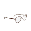 Calvin Klein CK25107 Eyeglasses 605 matte burgundy - product thumbnail 2/3