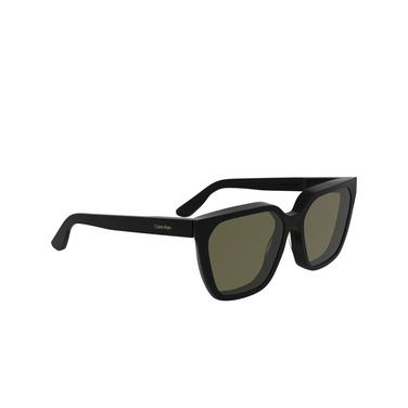 Calvin Klein CK25500S Sunglasses 001 black - three-quarters view