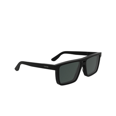 Calvin Klein CK25501S Sunglasses 001 black - three-quarters view