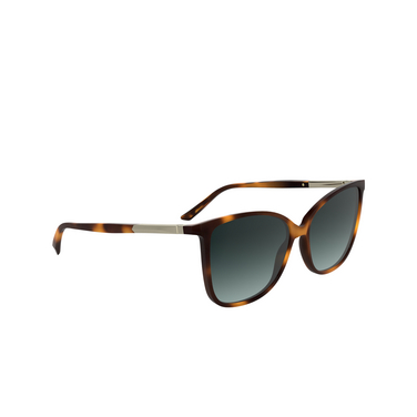 Lunettes de soleil Calvin Klein CK25504S 240 havana - Vue trois quarts