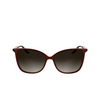 Calvin Klein CK25504S Sunglasses 605 transparent burgundy - product thumbnail 1/3