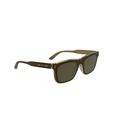 Calvin Klein CK25506S Sunglasses 200 brown - three-quarters view