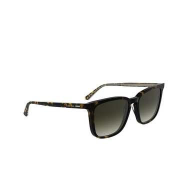 Occhiali da sole Calvin Klein CK25507S 235 dark havana - tre quarti