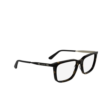 Calvin Klein CK25517 Eyeglasses 235 dark havana - three-quarters view