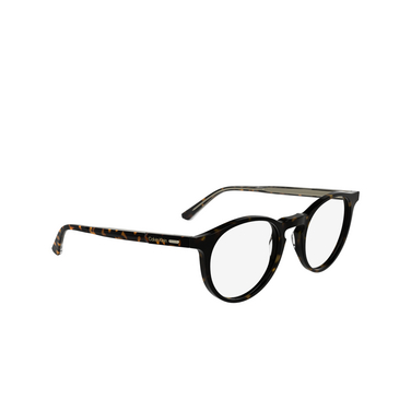 Occhiali da vista Calvin Klein CK25518 235 dark havana - tre quarti