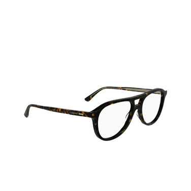 Calvin Klein CK25519 Eyeglasses 235 dark havana - three-quarters view