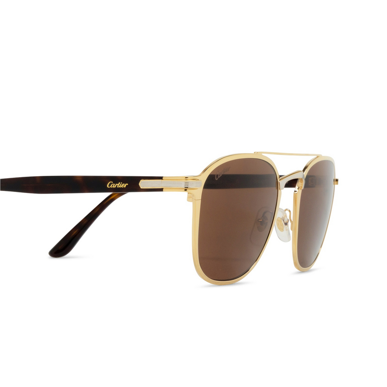 Cartier CT0012S Sonnenbrillen 002 gold - 3/4