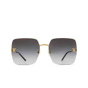 Gafas de sol Cartier CT0121S 004 gold - Vista delantera