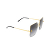 Gafas de sol Cartier CT0121S 004 gold - Miniatura del producto 2/4