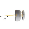 Gafas de sol Cartier CT0121S 004 gold - Miniatura del producto 3/4