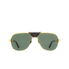 Gafas de sol Cartier CT0165S 008 gold - Miniatura del producto 1/4