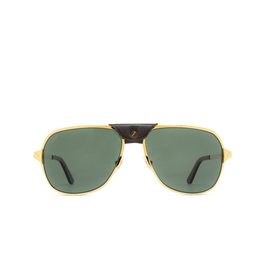 Lunettes de soleil Cartier CT0165S 008 gold - Vue de face