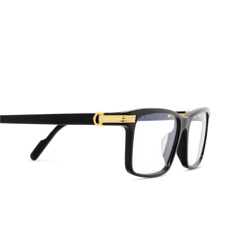 Cartier CT0222OA Eyeglasses 004 black - 3/4