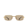 Occhiali da sole Cartier CT0271S 009 gold - anteprima prodotto 1/4