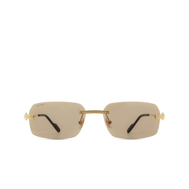 Lunettes de soleil Cartier CT0271S 009 gold - Vue de face