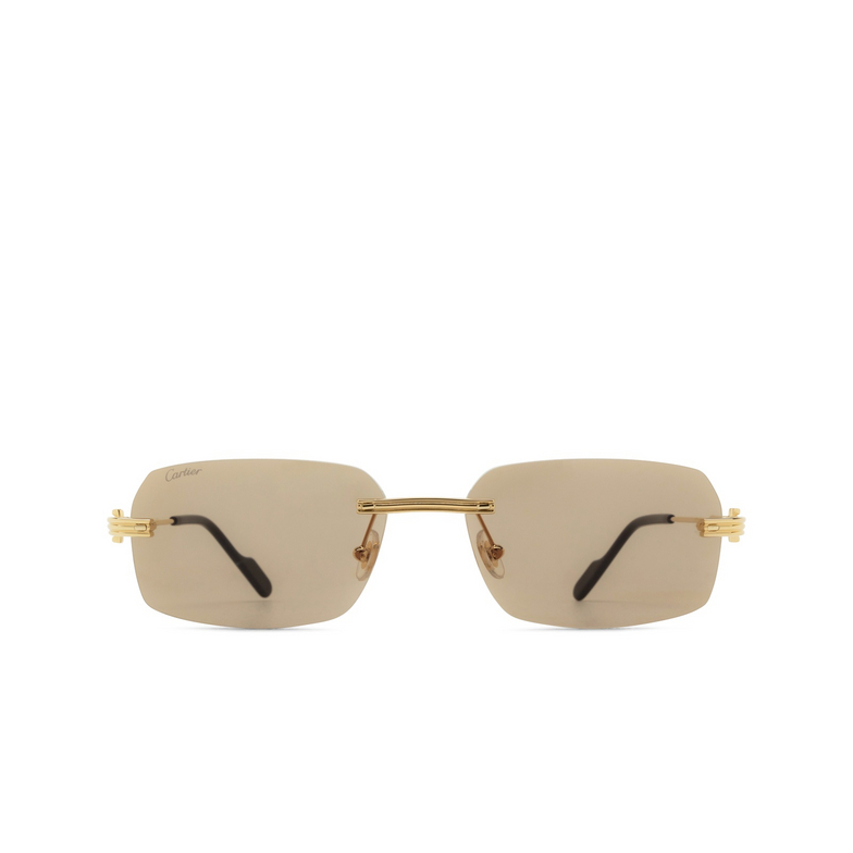 Occhiali da sole Cartier CT0271S 009 gold - 1/4