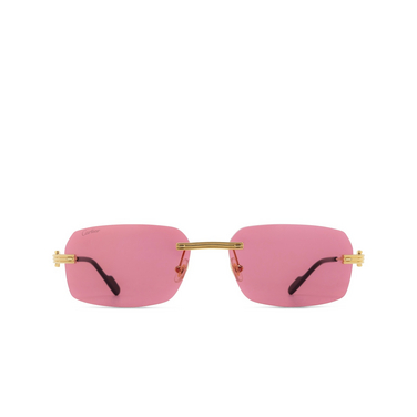 Gafas de sol Cartier CT0271S 010 gold - Vista delantera