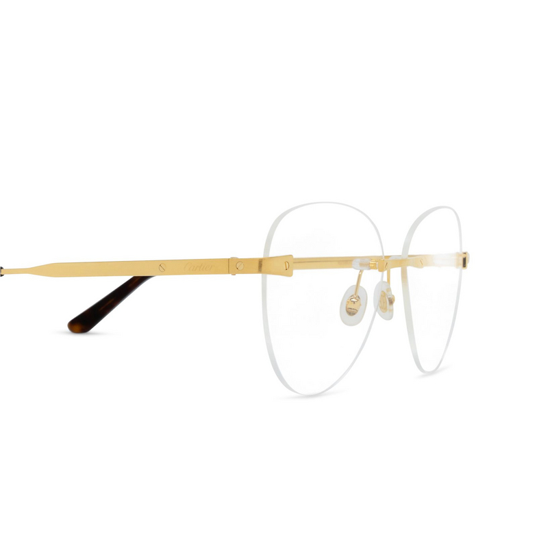 Occhiali da vista Cartier CT0338O 001 gold - 3/4