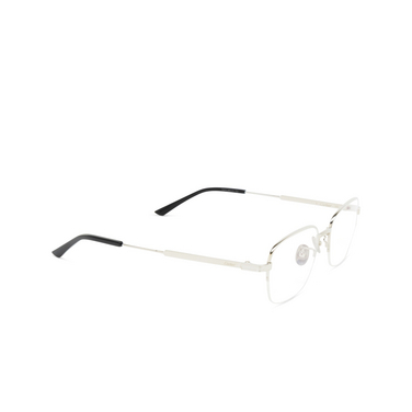 Cartier CT0382O Eyeglasses 002 silver - three-quarters view