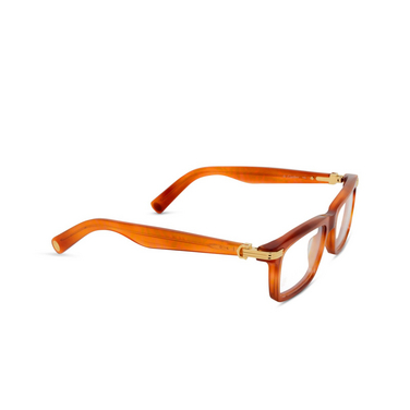 Lunettes de vue Cartier CT0420O 004 havana - Vue trois quarts