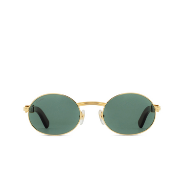 Lunettes de soleil Cartier CT0464S 010 gold - Vue de face