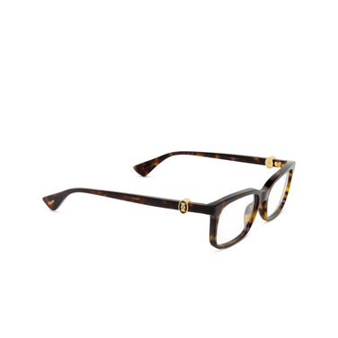 Cartier CT0525O Eyeglasses 002 havana - three-quarters view