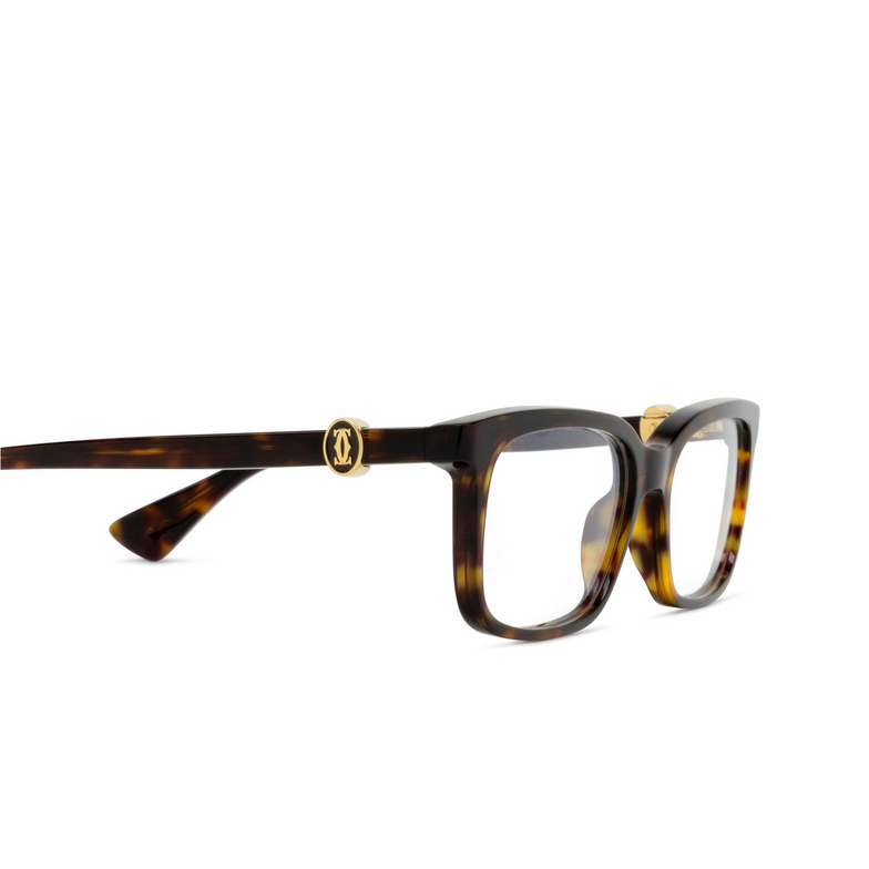 Cartier CT0525O Eyeglasses 002 havana - 3/4