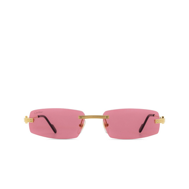 Lunettes de soleil Cartier CT0535S 004 gold - Vue de face