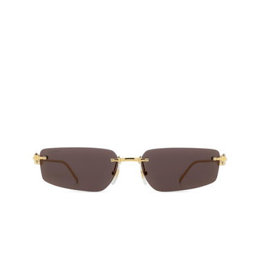 Lunettes de soleil Cartier CT0544S 002 gold - Vue de face