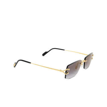 Cartier CT0550S Sunglasses 001 gold - three-quarters view