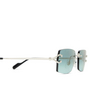 Occhiali da sole Cartier CT0550S 004 silver - anteprima prodotto 3/4