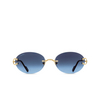 Cartier CT0551S Sunglasses 002 gold - product thumbnail 1/4