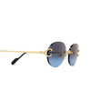 Cartier CT0551S Sunglasses 002 gold - product thumbnail 3/4