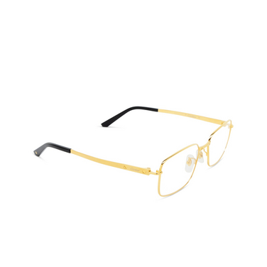 Lunettes de vue Cartier CT0555OA 001 gold - Vue trois quarts