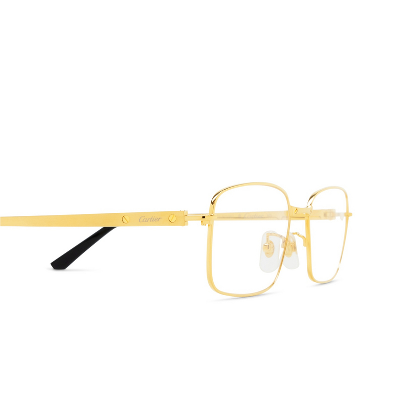 Occhiali da vista Cartier CT0555OA 001 gold - 3/4