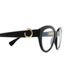 Occhiali da vista Cartier CT0567O 001 black - anteprima prodotto 3/4