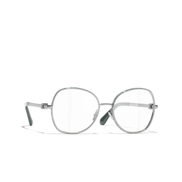 CHANEL ovale Korrekturfassung C108 ruthenium - Dreiviertelansicht