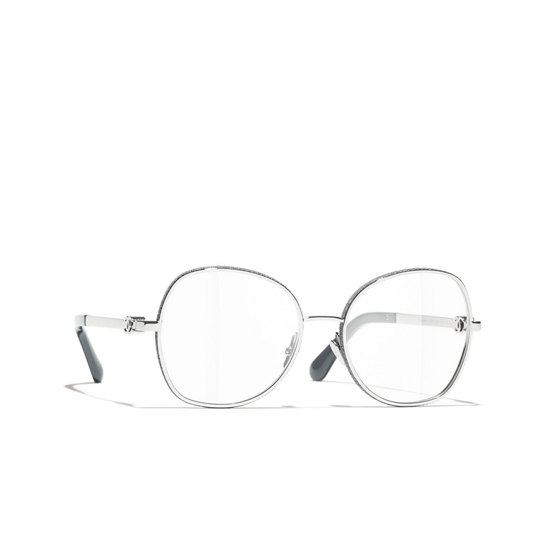 Gafas para graduar ovaladas CHANEL C124 silver