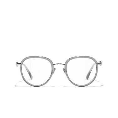 CHANEL pantos-korrekturfassung C108 dark grey crystal - Vorderansicht