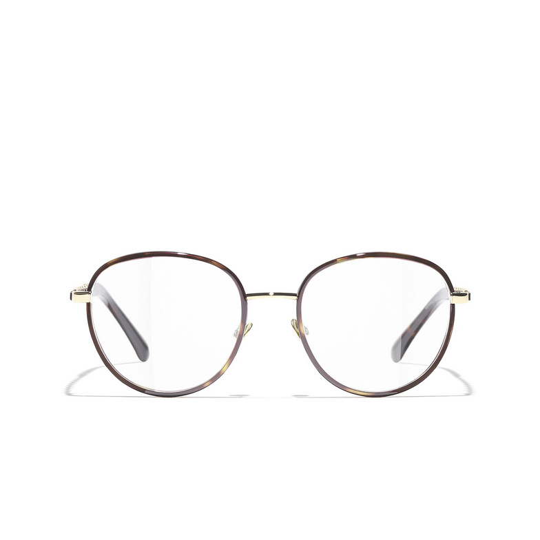 CHANEL pantos Eyeglasses C429 pale gold