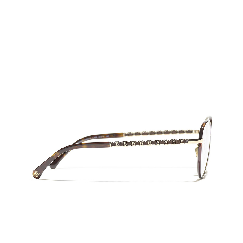 CHANEL pantos Eyeglasses C429 pale gold