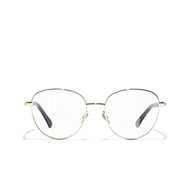 CHANEL pantos Eyeglasses C443 pale gold - front view