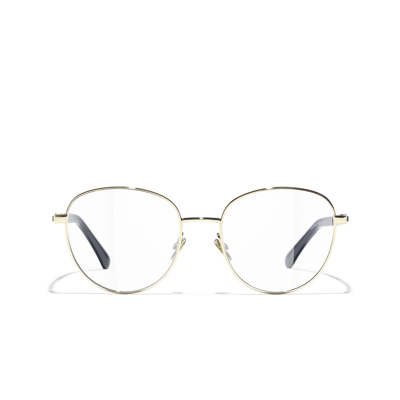 CHANEL pantos Eyeglasses C443 pale gold