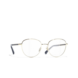 CHANEL pantos Eyeglasses C443 pale gold