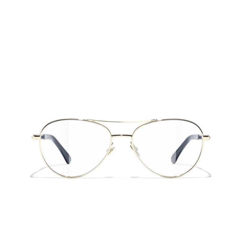 Optiques pilote CHANEL C443 pale gold