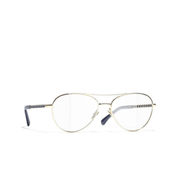 Optiques pilote CHANEL C443 pale gold