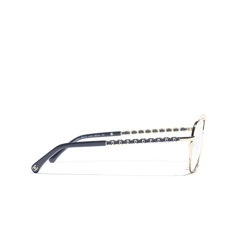 Optiques pilote CHANEL C443 pale gold
