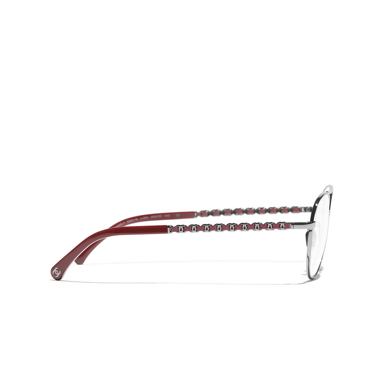CHANEL pilot Eyeglasses C454 gunmetal